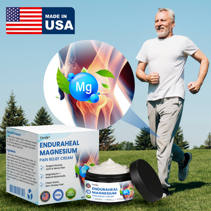 Крем за облекчаване на болка с магнезий Timilk® EnduraHeal (лекува артрит, невропатия, ревматизъм, спортни травми и други)